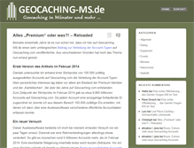 Tablet Screenshot of geocaching-ms.de